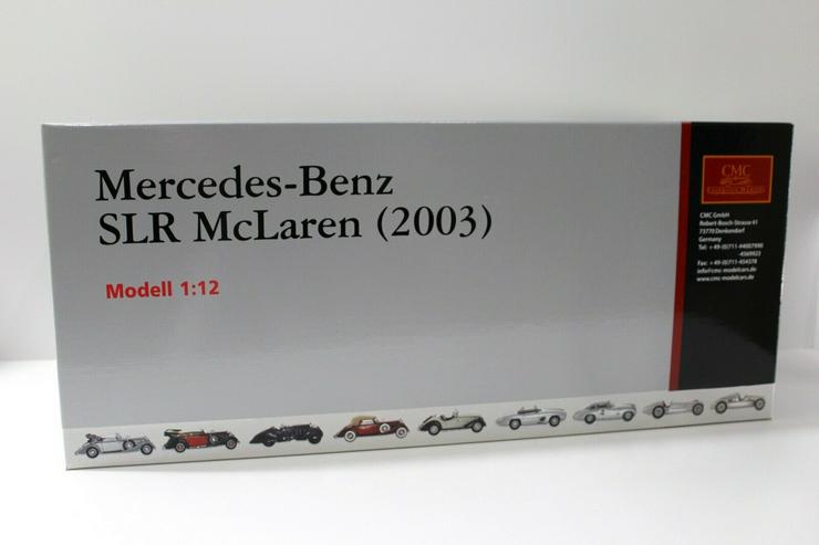 Bild 9: CMC Mercedes SLR McLaren 1:12 2003 dark blue C-006D NEW bei PREMIUM-MODELCARS
