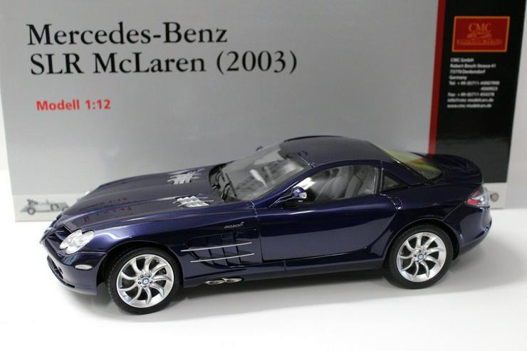 CMC Mercedes SLR McLaren 1:12 2003 dark blue C-006D NEW bei PREMIUM-MODELCARS - Modellautos & Nutzfahrzeuge - Bild 1