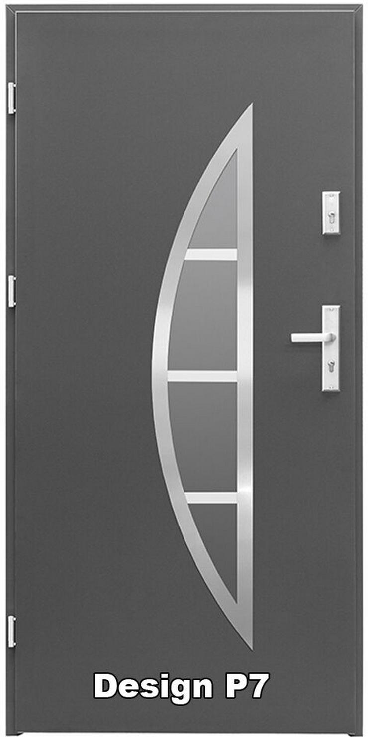 Bild 4: Tür Haustür P5/P6/P7/P8 Eingangstür Stahltür 80/90 ID Design 5 Farben weiß 