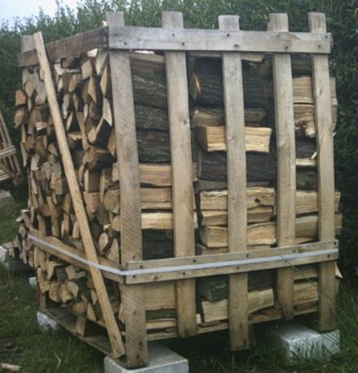 Kaminholz Brennholz Feuerholz Kamin fertig gesägt und gespalten - Holz- & Pelletheizung - Bild 1