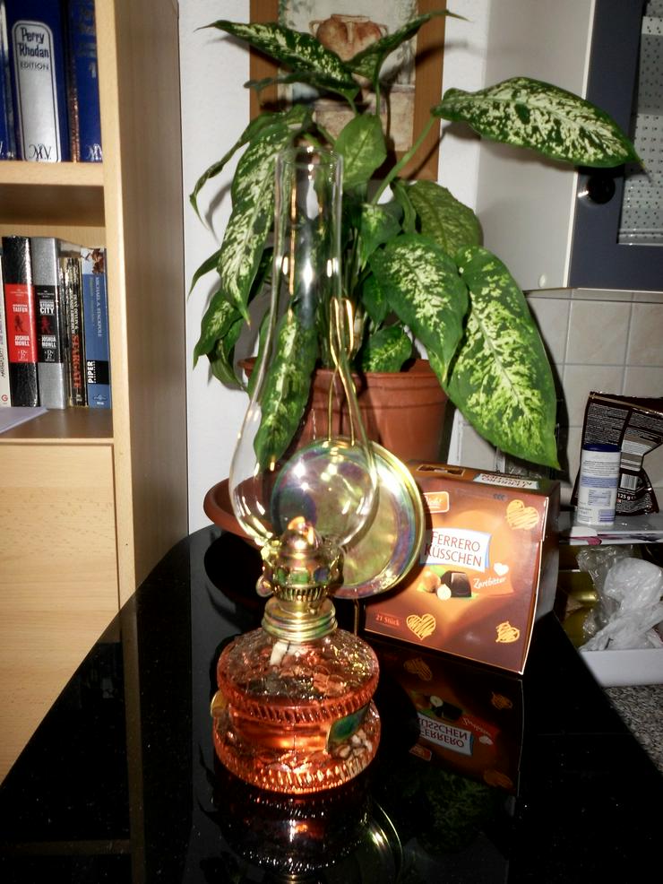 Bild 3: Duftlampe Öllampe mit patentiertem Reflektor, Petroleumlampe