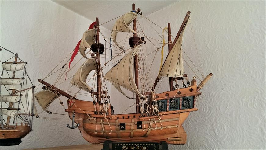 Bild 4: 4 Modellschiffe antik ca. 25 Jahre alt