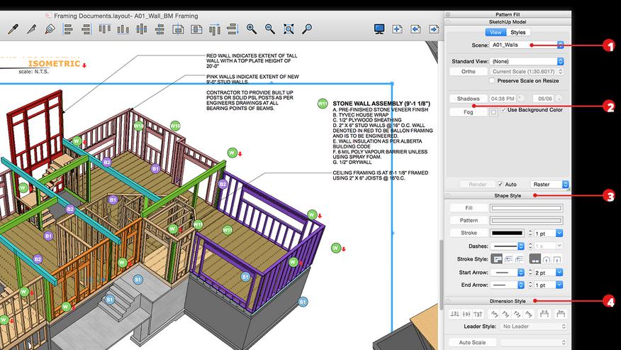 Bild 7: SketchUp Pro v18.1.1180 2019 Full Version | Style Builder 2019 |LayOut 2019 | Mac