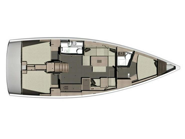 Bild 2: Yachtcharter Dufour 412 GL - Kroatien - Sukosan, Biograd, Zadar