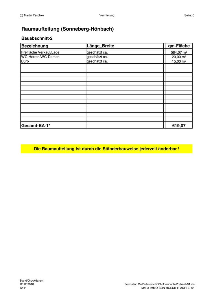 Bild 7: Sonneberg - Gewerbeeinheit ca 620 qm provisionsfrei z. Vermieten