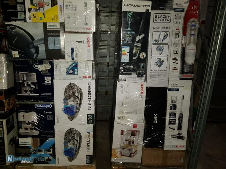 Bild 2: Elektrogeräte, Haushaltsgeräte, Mixpaletten, Palettenware, Retourware