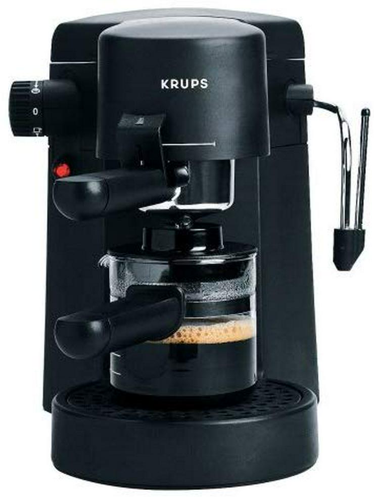 Bild 4:  Krups Bravo Plus F 872 42 Espressomaschine schwarz  mit komplettem Zubehör:
