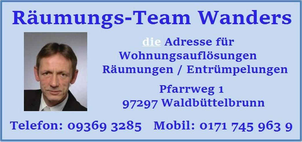 Bild 10: Wohnungsauflösung Haushaltsauflösung Entrümpelung Würzburg