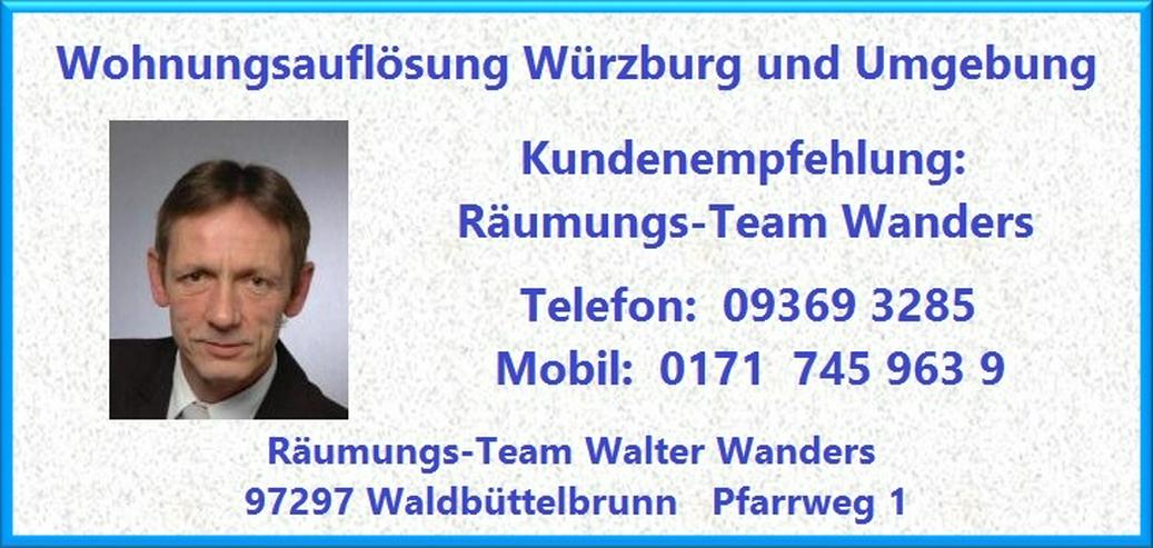 Bild 8: Wohnungsauflösung Haushaltsauflösung Entrümpelung Würzburg