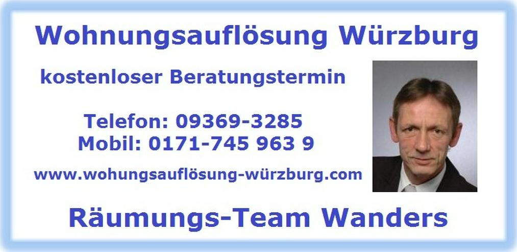Wohnungsauflösung Haushaltsauflösung Entrümpelung Würzburg - Sonstige Dienstleistungen - Bild 1