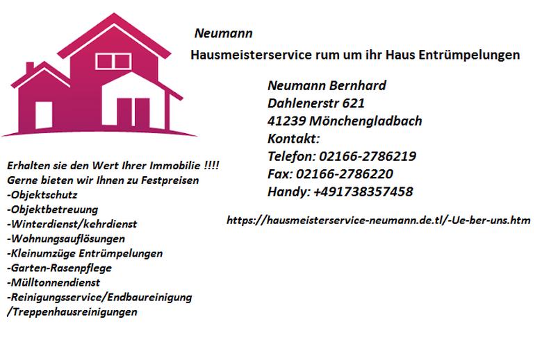 Hausmeisterservice rum um ihr Haus - Sonstige Dienstleistungen - Bild 1