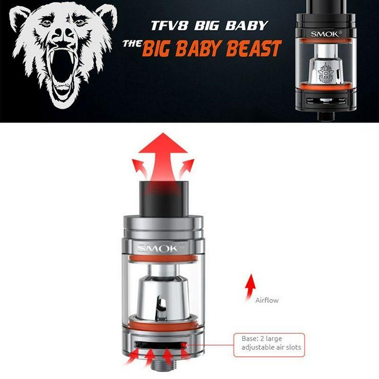 Bild 6: SMOK Alien 220W Dampfer Kit & SMOK TFV8 Baby Tank E Zigarette