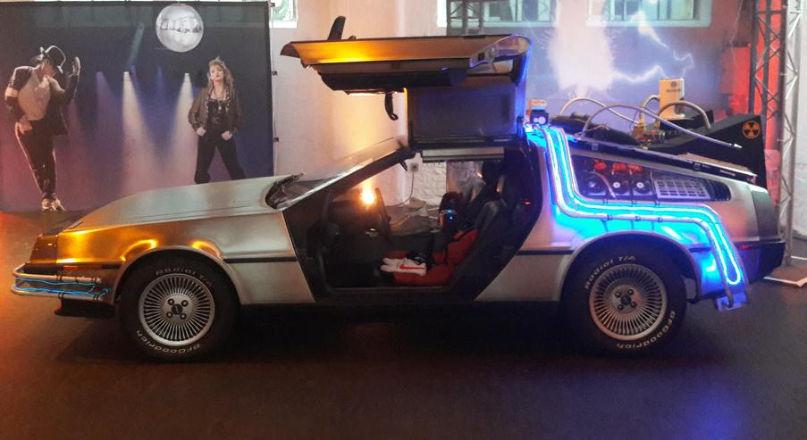 Bild 3: Delorean mieten als Zeitmaschine für Event Messe Party Tagung