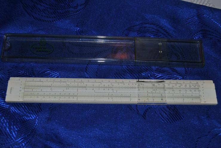 Bild 6: Rechenschieber Faber Castell 57/87 System Rietz