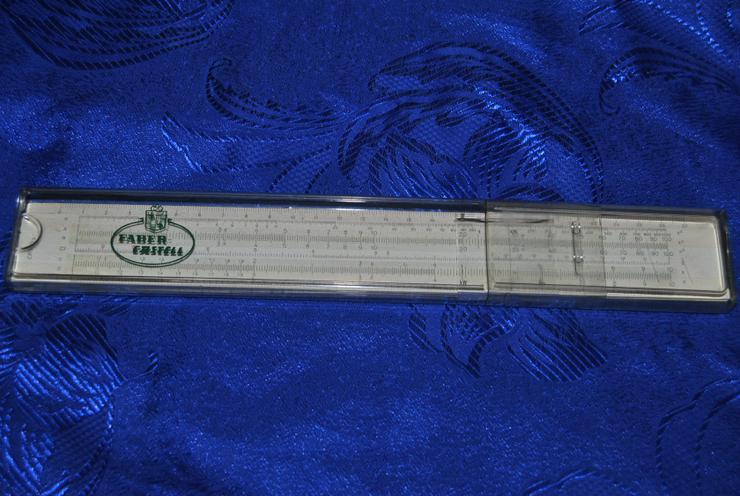 Bild 4: Rechenschieber Faber Castell 57/87 System Rietz