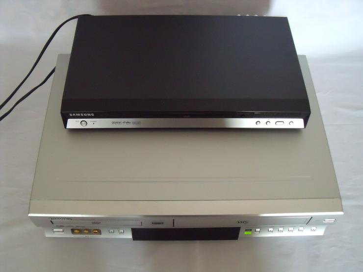 Bild 6: DVD Player VHS Rekorder Toshiba SD 23 VL und Samsung 171 DviX.