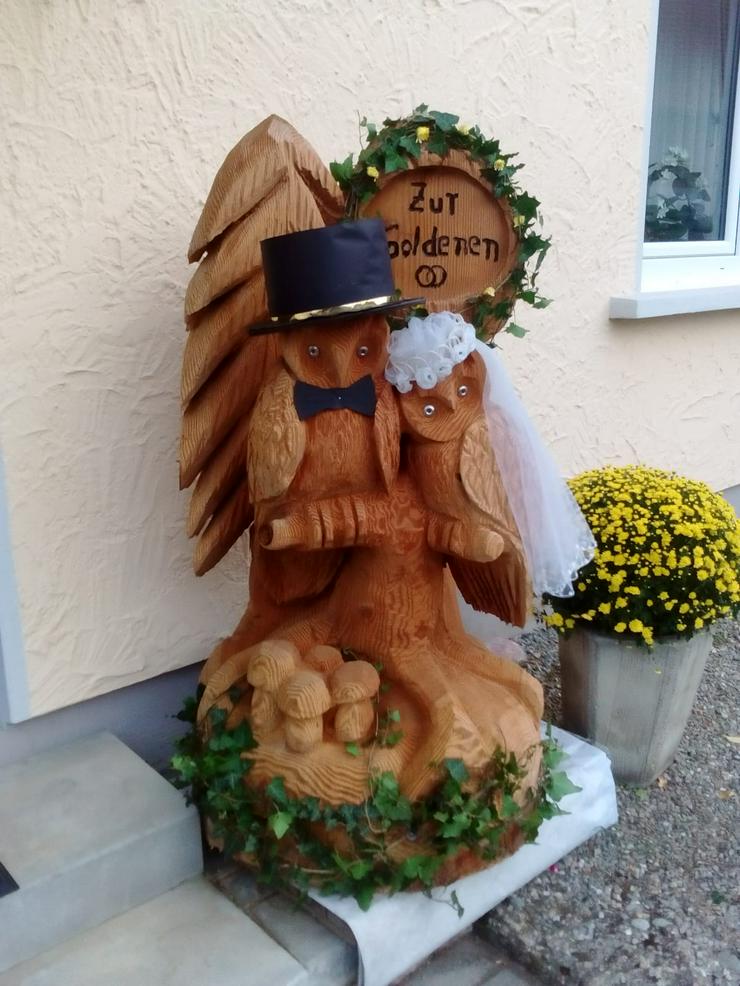 Zur goldenen Hochzeit Schnitzerei - Figuren - Bild 1