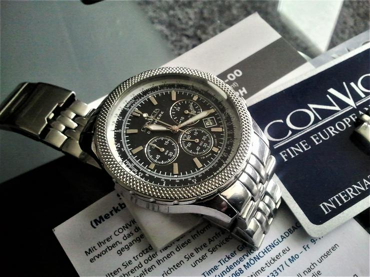 Convicta -Herrenchronograph plus Box Papiere - Herren Armbanduhren - Bild 1