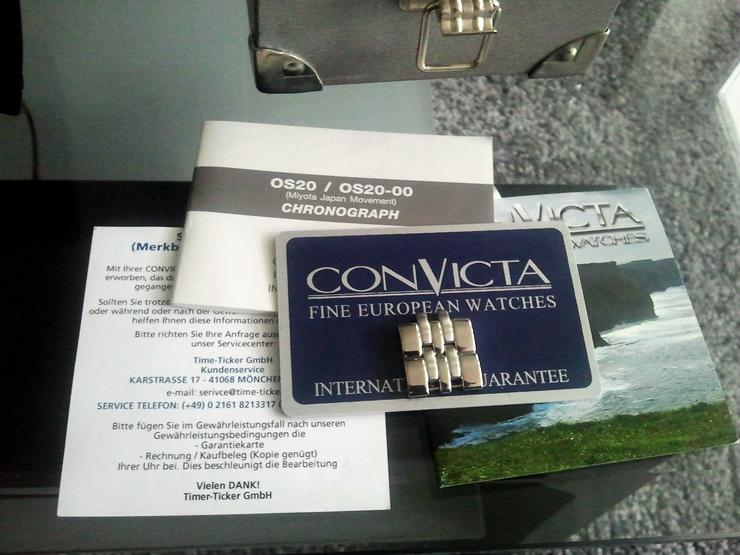 Bild 3: Convicta -Herrenchronograph plus Box Papiere