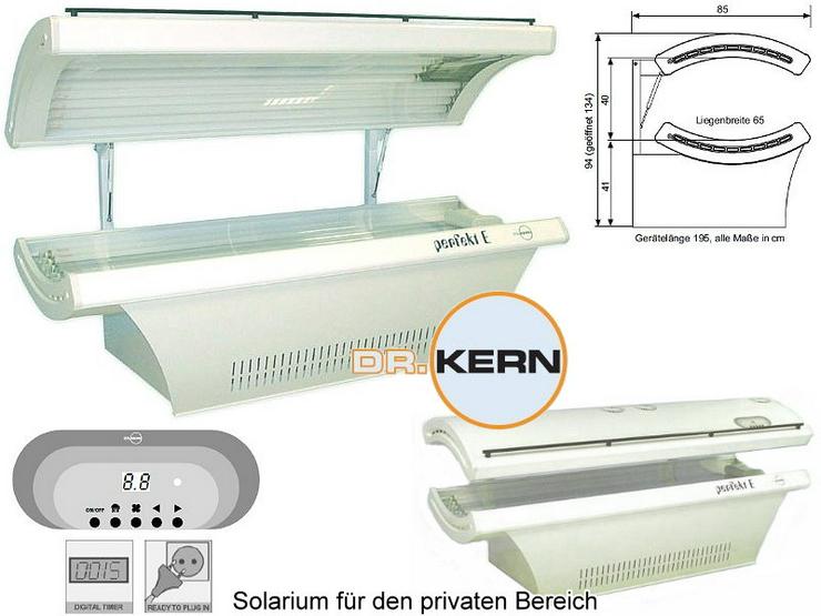 Bild 2:   Solarium Dr. Kern Perfect-E 24/1 - neuwertig kaum benutzt