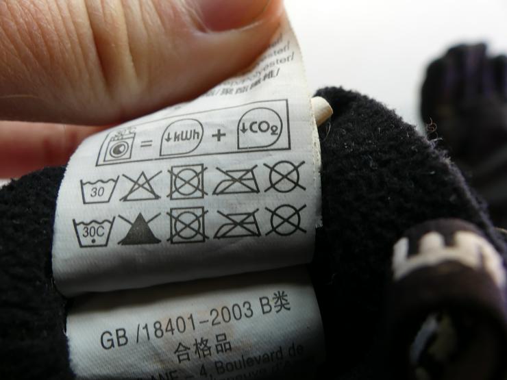 Bild 8: Kinder-Handschuhe schwarz von oxylane wed'ze stratermic (auch zu verschicken)
