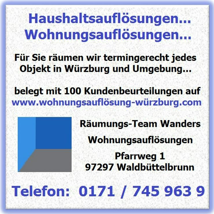 Bild 9: Wohnungsauflösung Würzburg und Umgebung