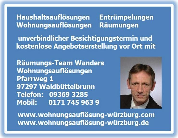 Bild 10: Wohnungsauflösung Würzburg und Umgebung