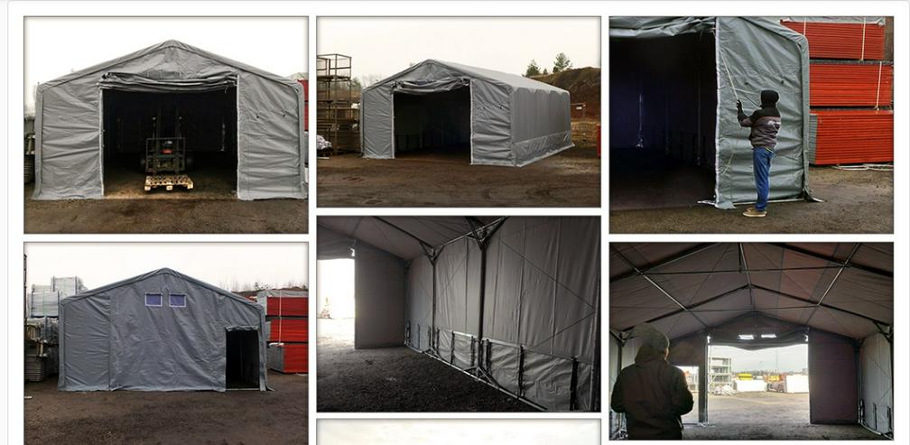 Bild 3: Lagerhalle 8x12x3 Zelthalle