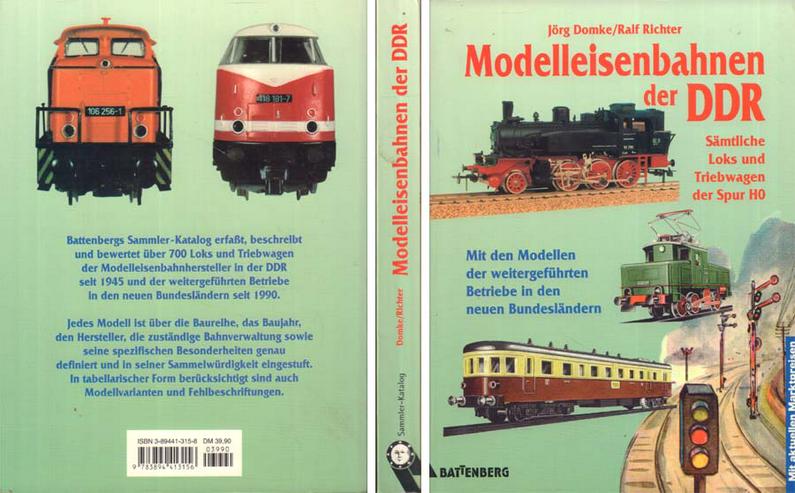 Buch - Modelleisenbahnen der DDR - Sämtliche Loks und Triebwagen der Spur H0 - Spur H0 - Bild 1