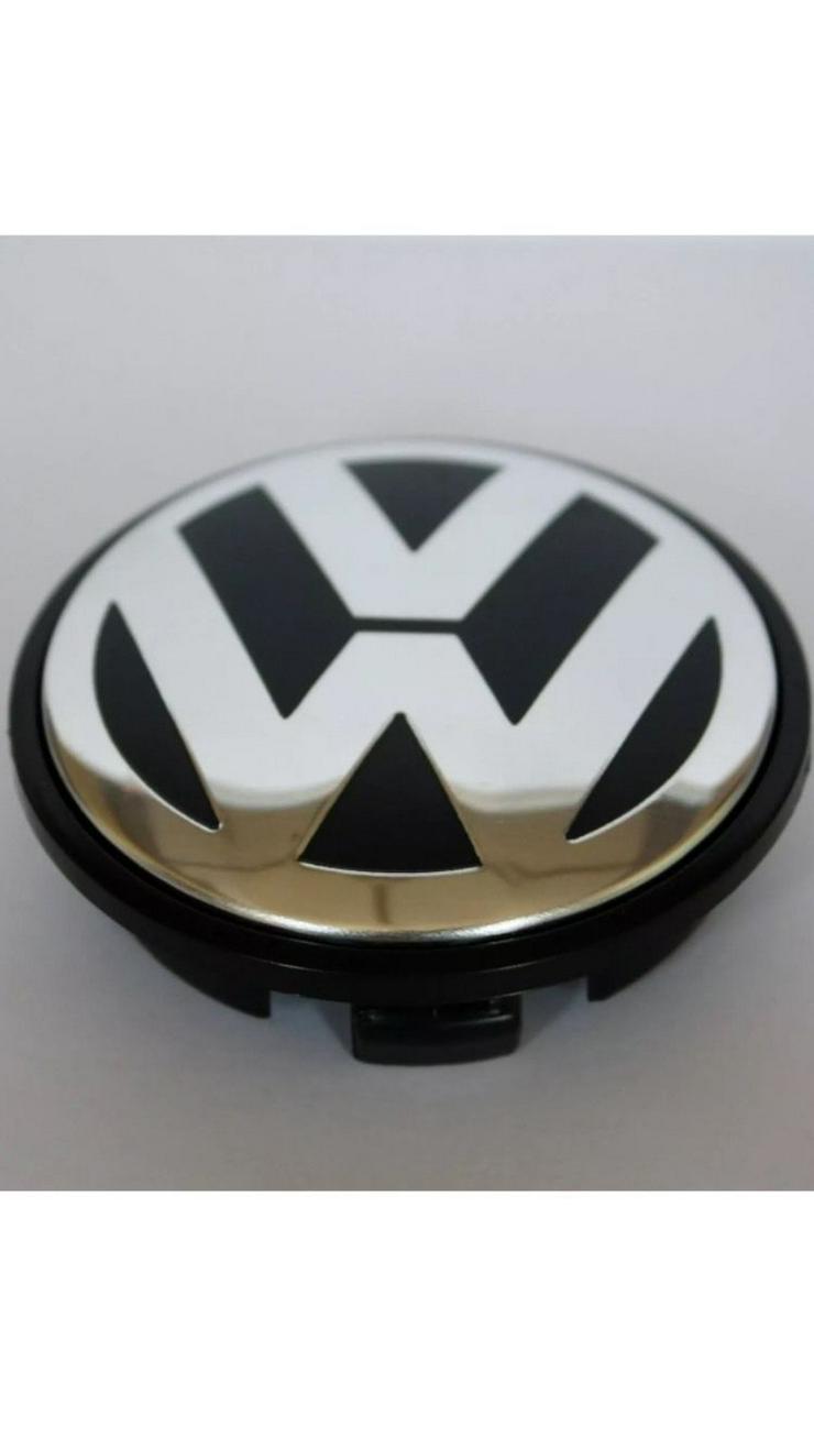 Bild 3: Original 4 Stück VW Volkswagen Nabenkappen Nabendeckel Felgendeckel 65 mm 3B7601171