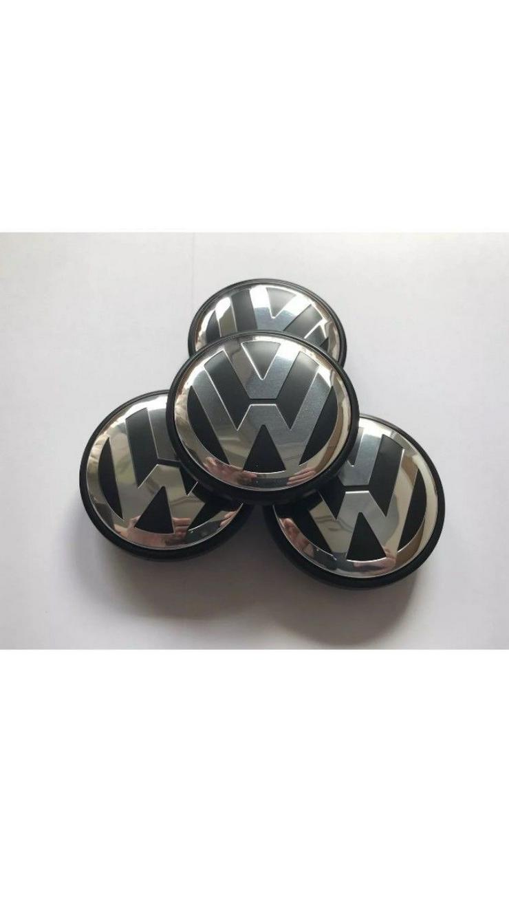 Bild 2: Original 4 Stück VW Volkswagen Nabenkappen Nabendeckel Felgendeckel 70 mm 7L6601149B