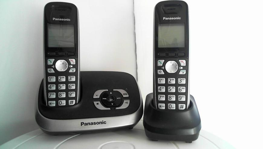 Schnurlostelefon PANASONIC KX-TG6521G mit AB, DECT 2 Mobilteile und 2 Netzteile  - Weitere - Bild 1