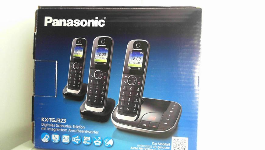 Bild 3: Schnurlostelefon PANASONIC KX-TG6521G mit AB, DECT 2 Mobilteile und 2 Netzteile 