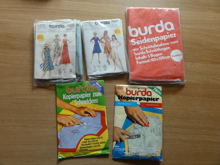 Bild 2: div. Schnittmuster aus DDR - und alter BRD-Zeit