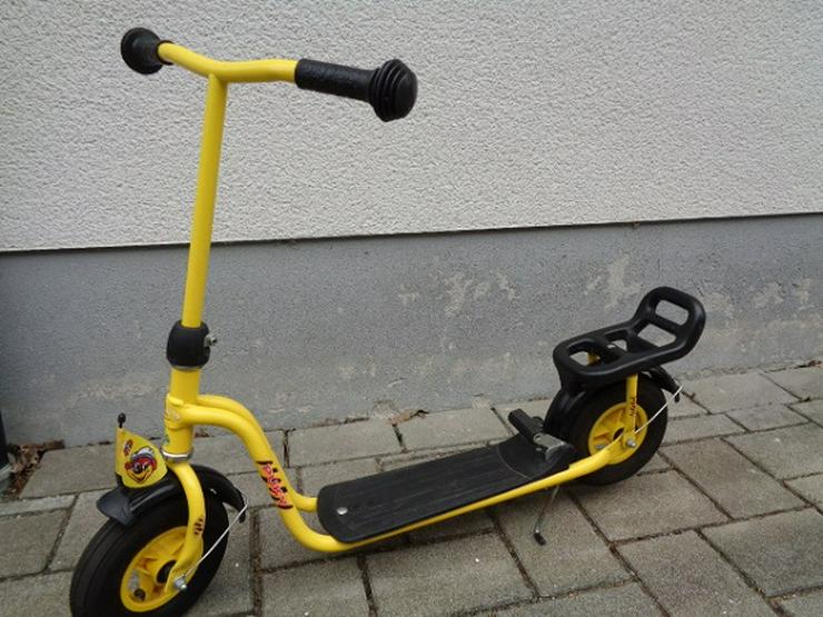 Bild 9: Puky Roller R03 Gelb mit Fahne und Bremse ab 3 Jahre