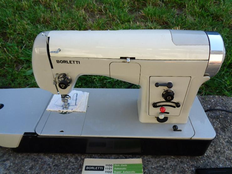 Bild 14: Nähmaschine Borletti 1101 Automatic mit Nadel, 1 Koffer und Gebrauchsanweisung