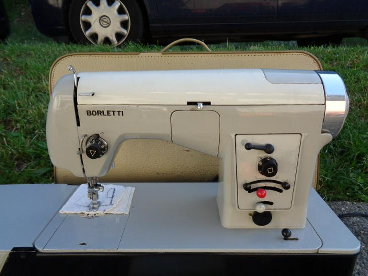Bild 13: Nähmaschine Borletti 1101 Automatic mit Nadel, 1 Koffer und Gebrauchsanweisung