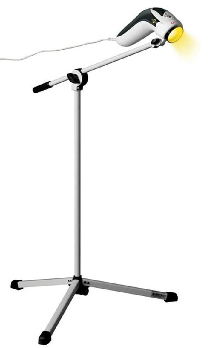 Bild 5: Zepter Bioptron MedAll mit Bodenstativ Lichttherapiegerät heilendes Licht Lampe