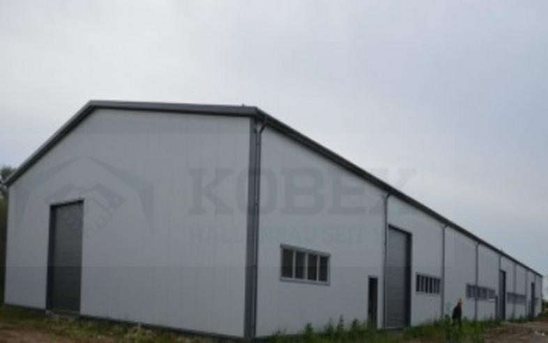 20x50x5 Stahlhalle Preiswert Direkt vom Hersteller Lagerhalle Kranbahnhalle Werkstatthalle Fertighalle Großgarage Gewerbehalle Mehrzweckhalle Eventhalle - Gewerbeimmobilie kaufen - Bild 1