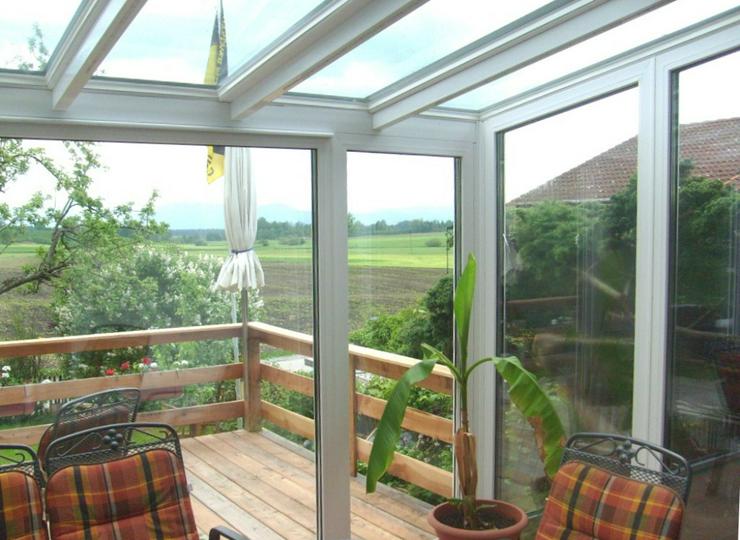 Bild 7: Wintergarten, Neu, Stahl-PVC, Breite 4,0m Tiefe 3,0m Glasdach