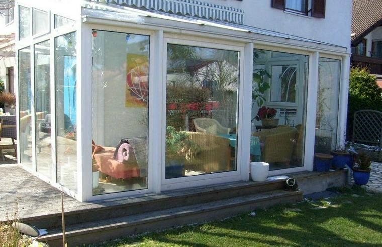 Bild 4: Wintergarten, Neu, Stahl-PVC, Breite 4,0m Tiefe 3,0m Glasdach