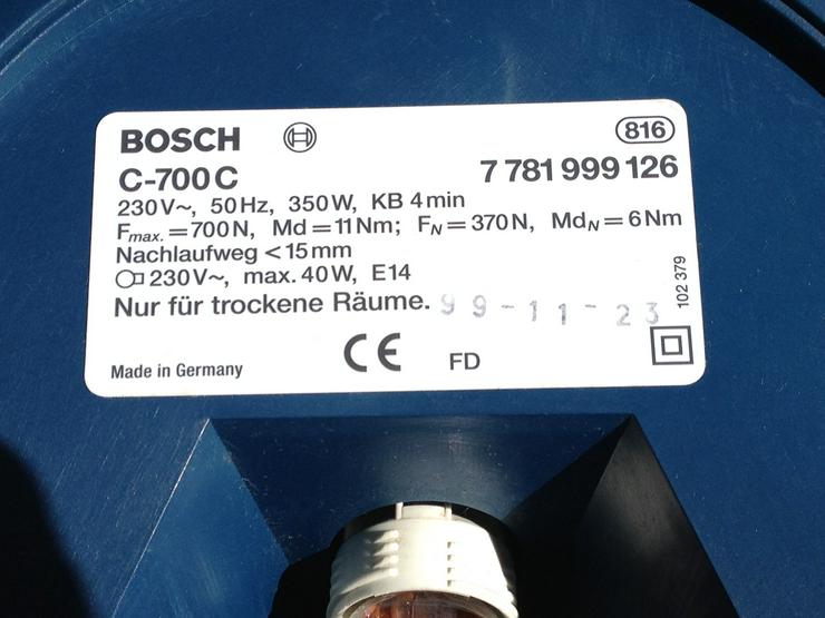 Bild 3: Garagentorantrieb Bosch C-700C