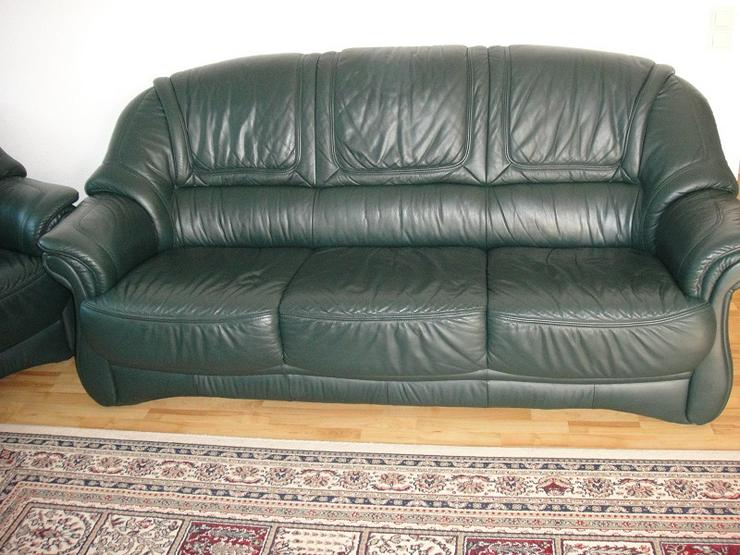 Bild 2: Gebrauchte Dreisitzer sofa  Zweisitzer sofa und Sessel Echt Leder