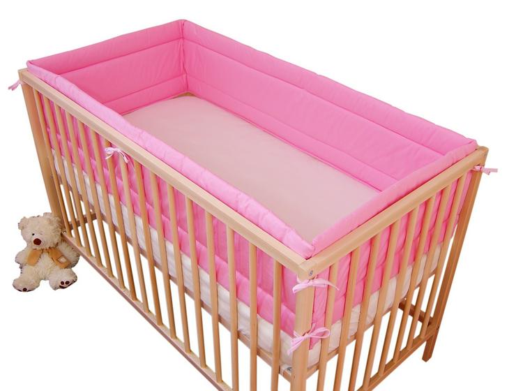 Nestchen 420x30 Bettumrandung Babyzimmer Bettnestchen Bettschlange Knotenkissen 