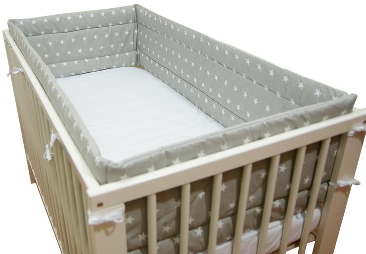 Nestchen 420x30 Bettnestchen Bettschlange Knotenkissen Bettumrandung Babyzimmer 