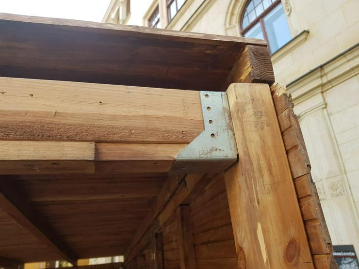 Bild 12: Markthütte Eigenbau 6m x 3m