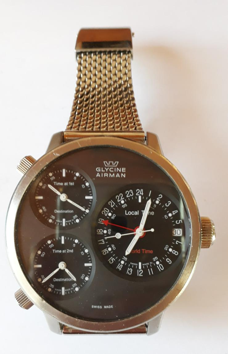 Die GLYCINE -  AIRMAN     besondere Uhr für Persönlichkeiten