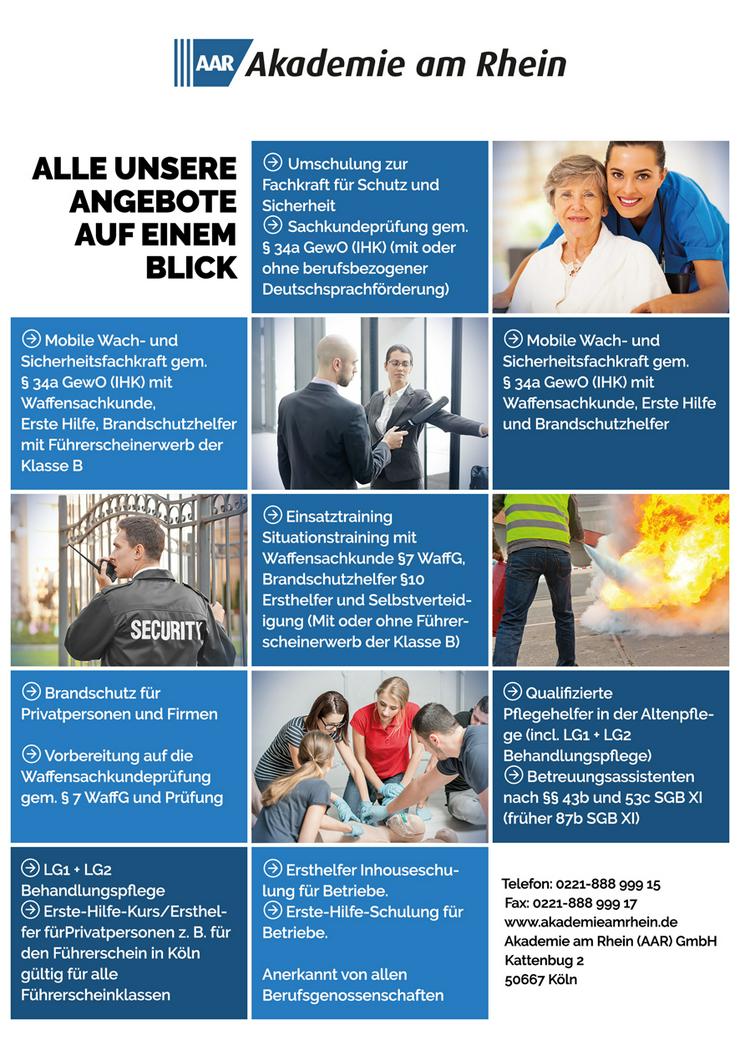 Sachkundeprüfung §34a GewO mit Deutschsprachförderung