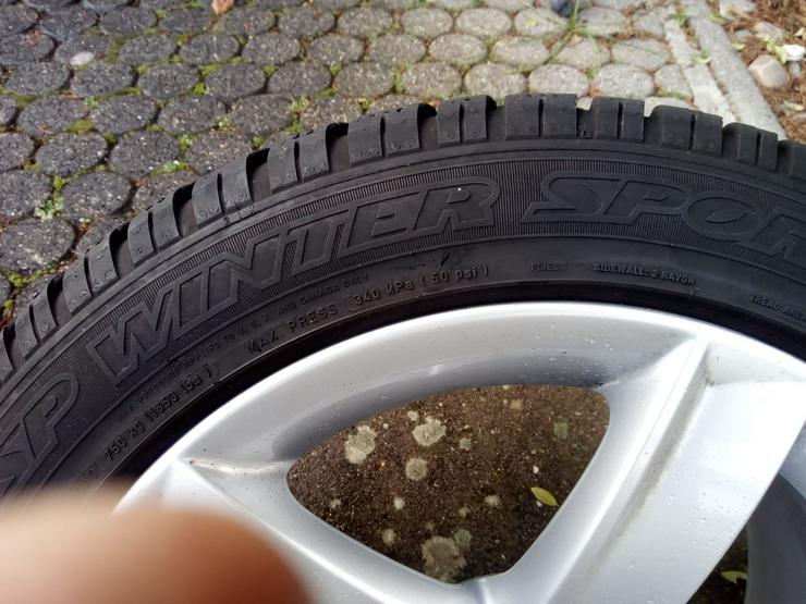 Bild 6: Original Dunlop 17 Zoll Winterkomplettradsatz 8T0071497  225 / 50 R17 Winter