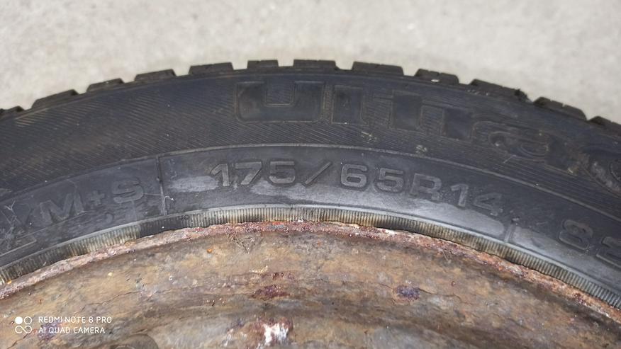 Räder. Goodyear 175/65 R14 M+S - Winter Kompletträder - Bild 3